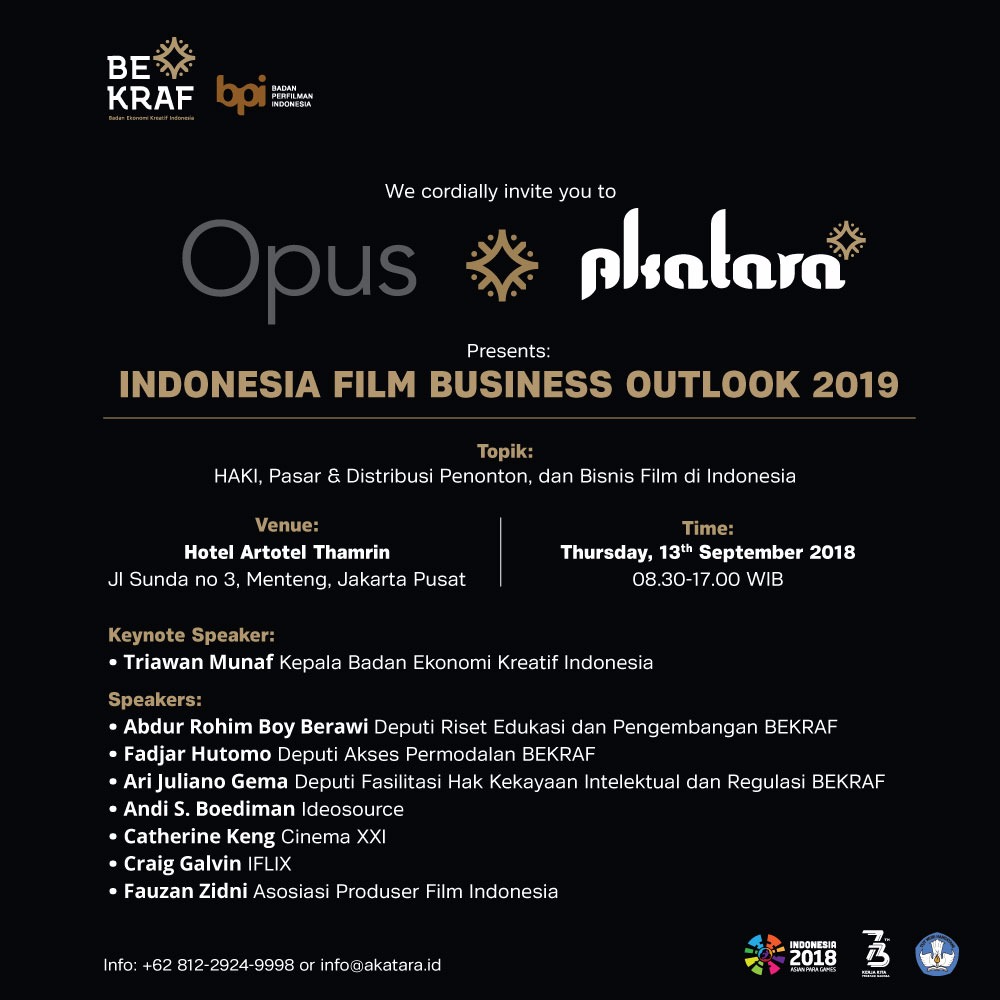 Indonesia Film Business Outlook 2019