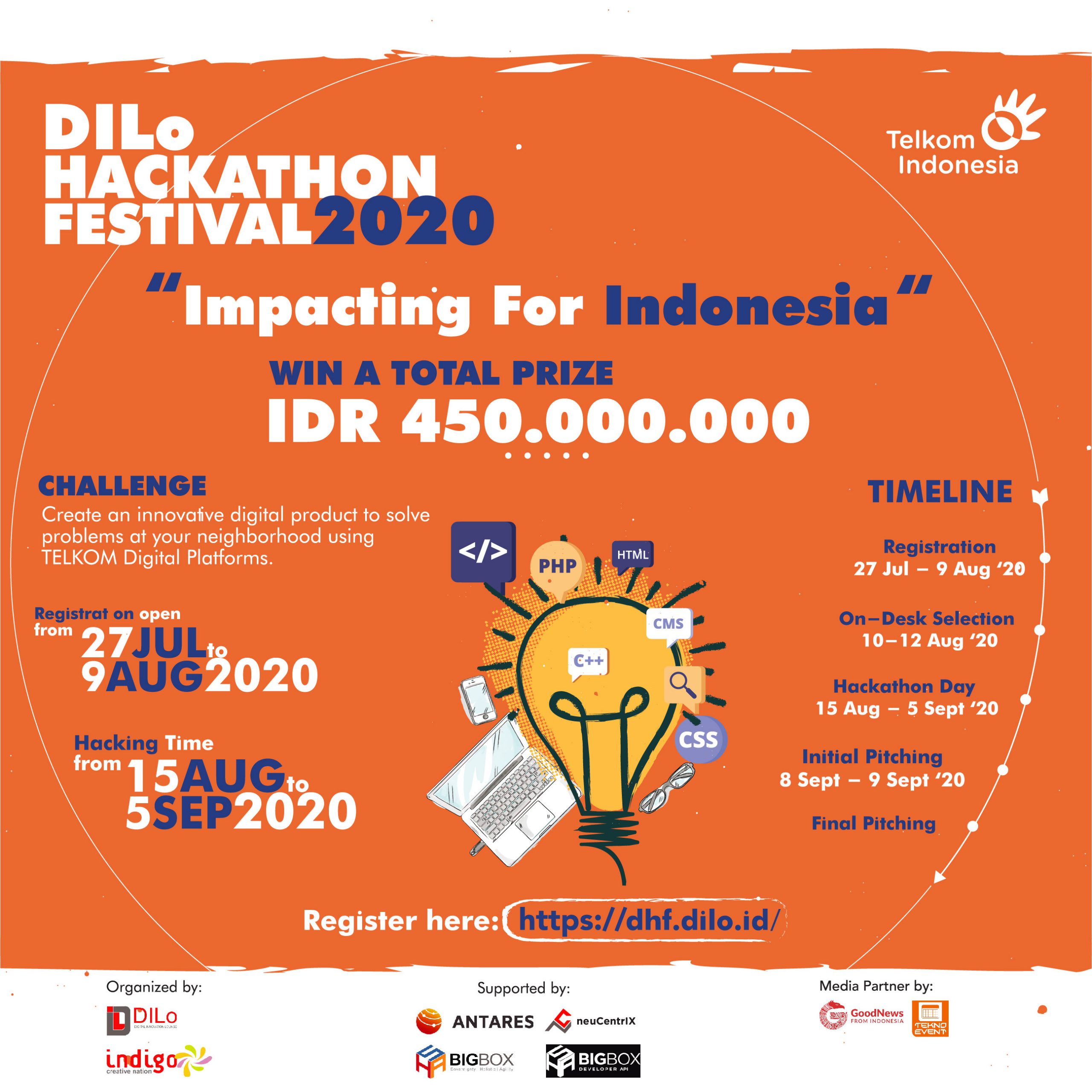 DILo Hackathon Festival 2020 (Gambar via dilo.id)