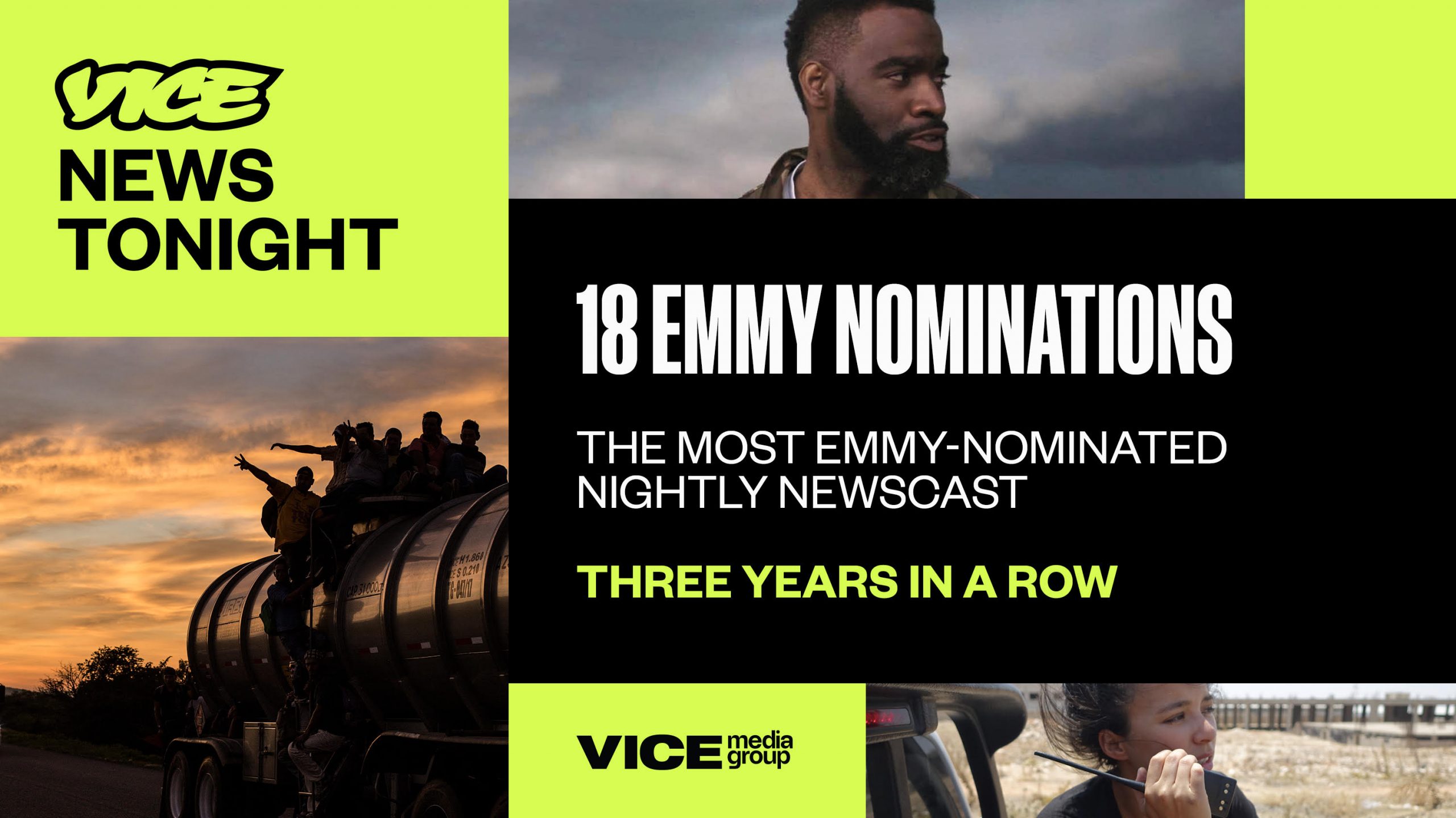 Vice Media Dapatkan Nominasi Terbanyak di Emmy Awards (Gambar via Twitter VICE Communications @VICEComms)