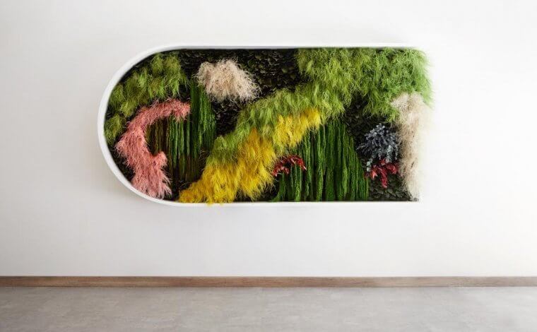 Desain interior green wall art yang cocok untuk rumah atau kantor (Foto via www.archify.com)