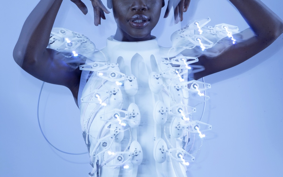 Busana Pangolin Dress, inovasi baru dunia fesyen (Foto via www.3dnatives.com)