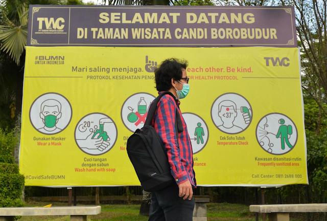 KawasanRenovasi Wisata Candi Borobudur untuk kembali membangkitkan ekonomi kreatif Indonesia (Foto via wonderfulimage.id)