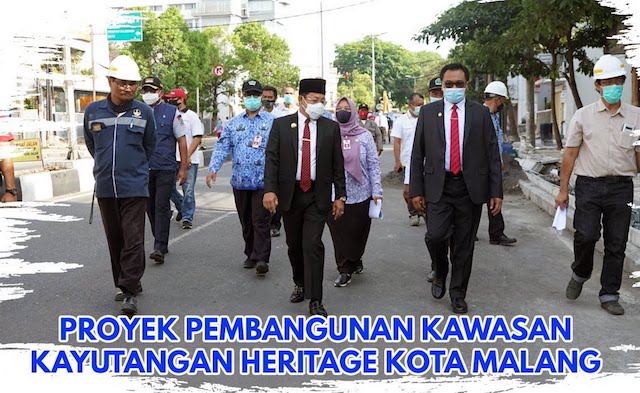Pembangunan Kawasan Kayutangan Heritage Kota Malang Diprotes Netizen (Foto via Twitter @PemkotMalang)