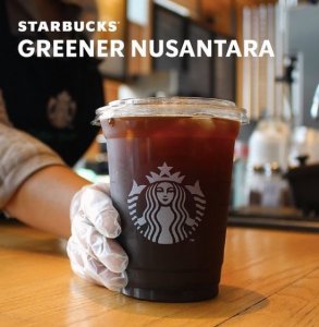Starbucks Kemasan rPET: Dukung Greener Nusantara