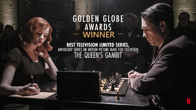 The Queen's Gambit menjadi salah satu miniseri original Netflix terbaik (Foto via Twitter @NetflixTheQG)