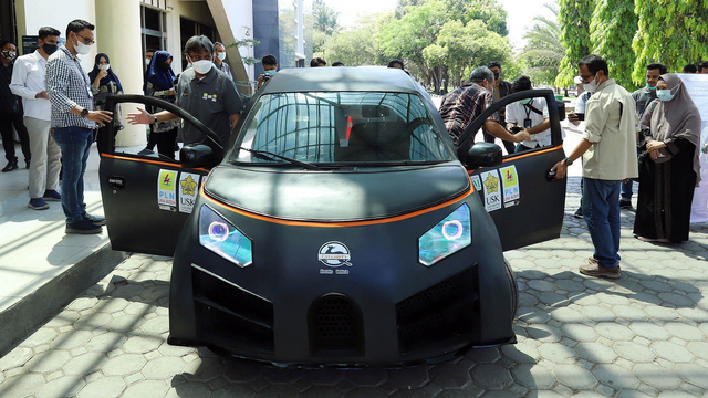 Mengintip Glueh 1.0, Mobil Listrik Karya Mahasiswa Aceh