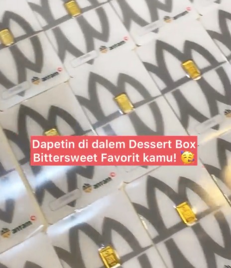 Bittersweet by Najla Bagikan Emas di Dessert Box, Kok Bisa?