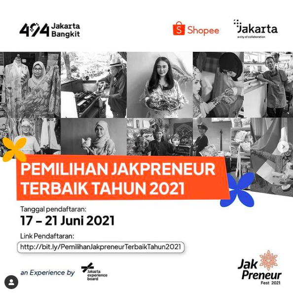 Jakpreneur Fest 2021 Jadi Ajang Perayaan HUT Ke-494 DKI Jakarta