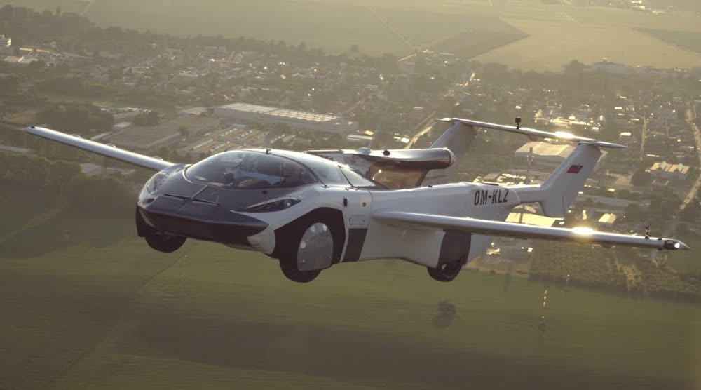Mobil terbang rancangan Prof Stefan Klein (Foto via YouTube KleinVision)